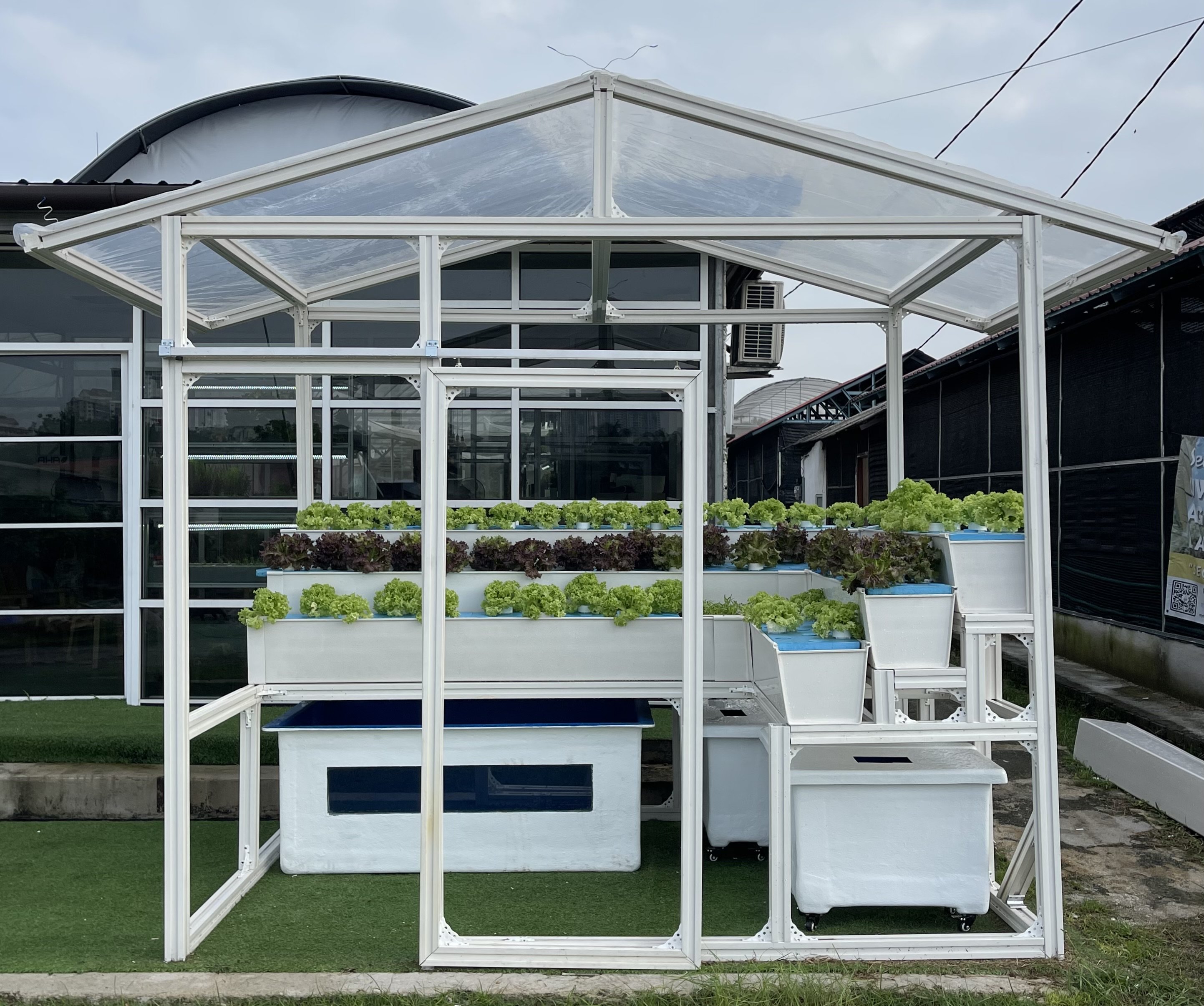 Home Outdoor Prototype, Gombak Setia aquaponics farm project, 2023
